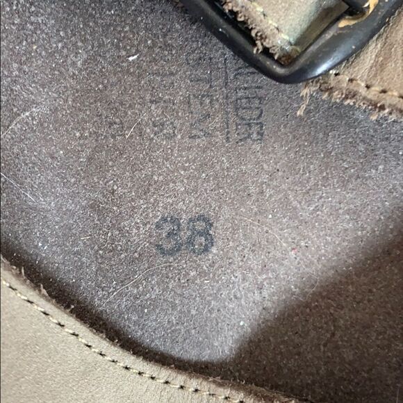 Mephisto Tan Suede Strappy Sandals Size 38/7.5 - Picture 5 of 6